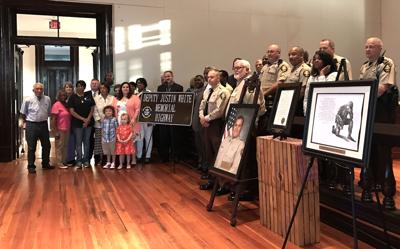 Deputy White honored with memorial sign