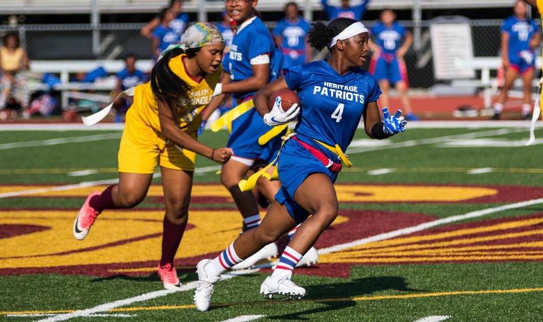 Heritage Makes History With First Ever Girls Flag Football Game Victory In Rockdale County Sports Rockdalenewtoncitizen Com