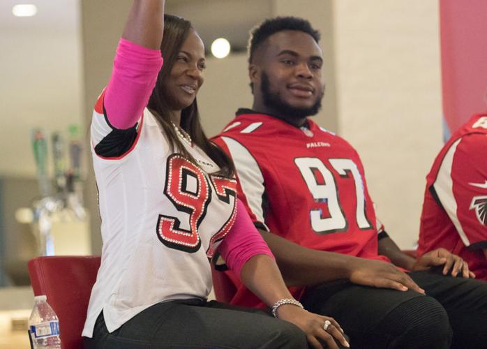 Jarrett nominated by Falcons for Walter Payton Man of the year Award, Rockdale