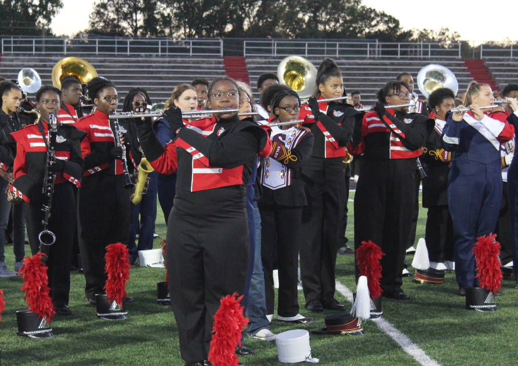 Rockdale high school bands show off talents School