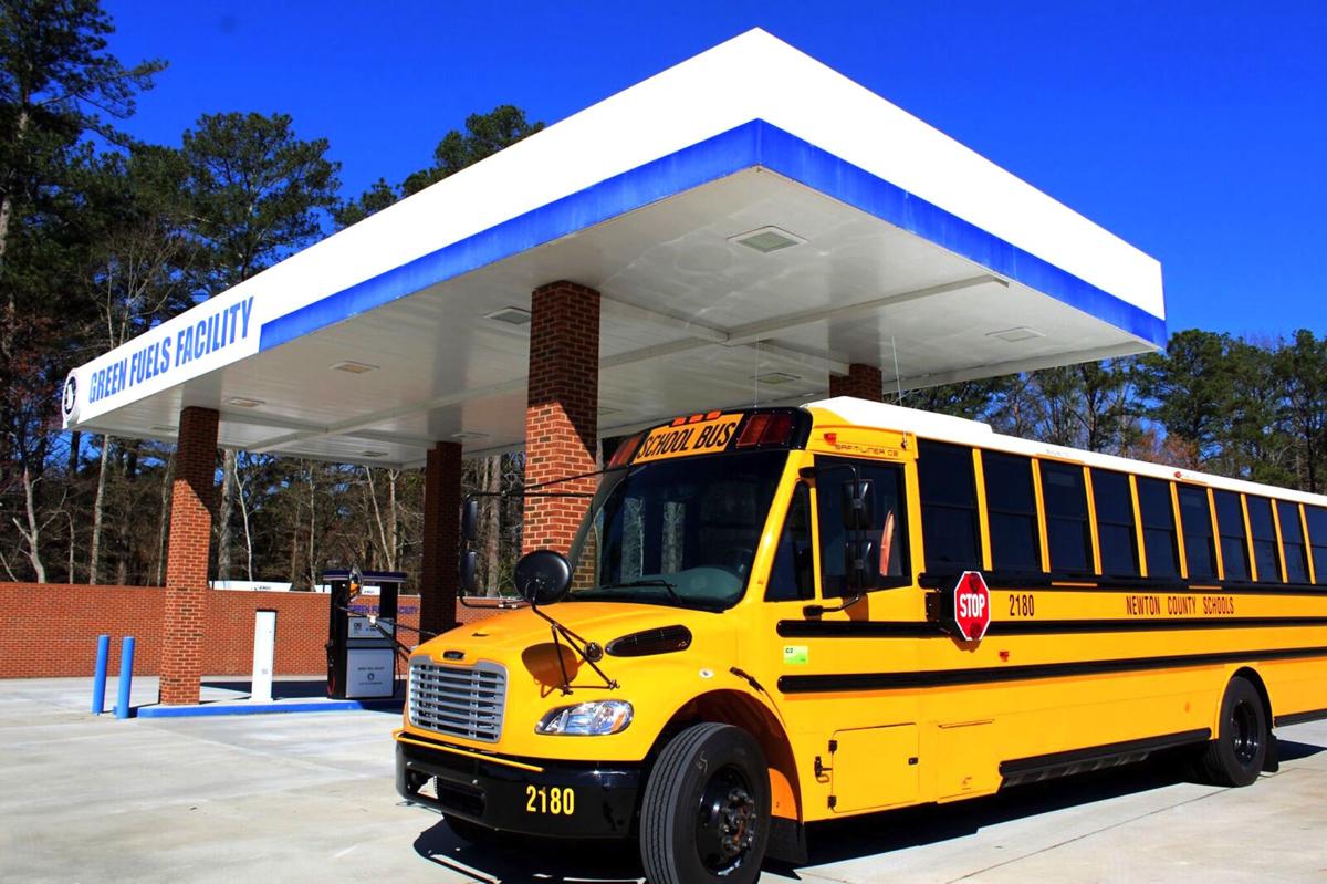 School system’s first natural gaspowered bus will fill up at city