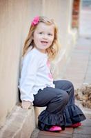 BIRTHDAY: Joy Wells celebrated her third birthday