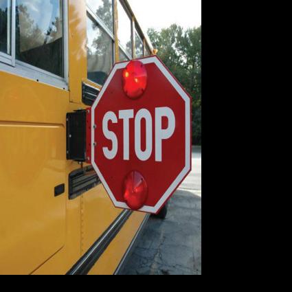 Carr advises caution when passing stopped school bus