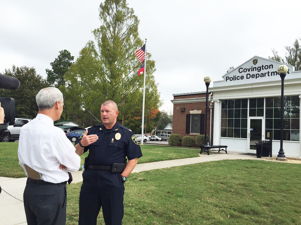 Covington Police Department officer arrested