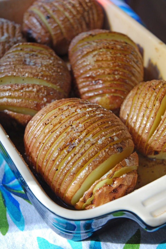 Thinly sliced potatoes make classic dinner presentation | Food/Recipes
