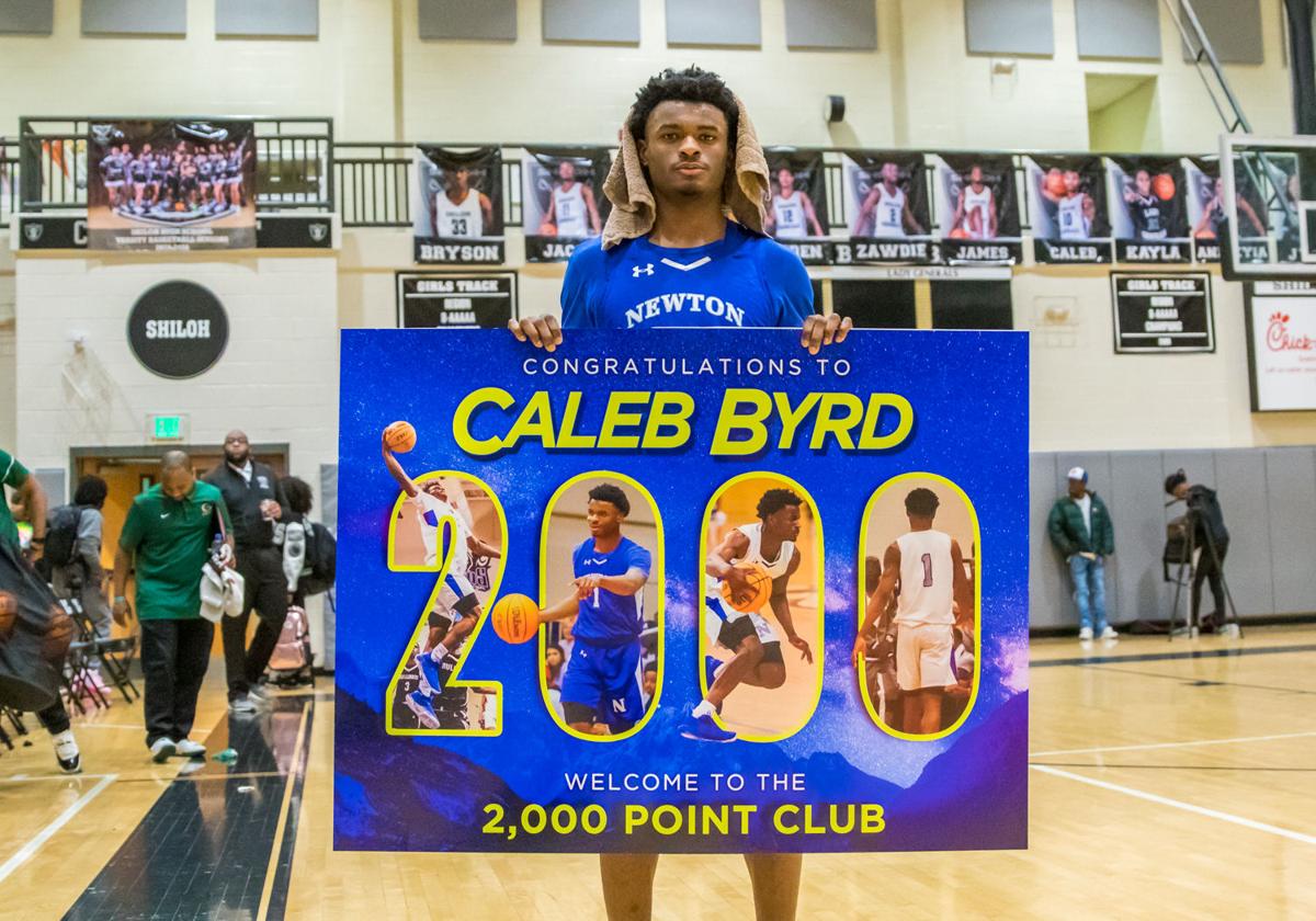 Newton S Caleb Byrd Reaches 2 000 Career Points Friday Against