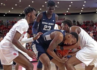 Rockdale S Dwayne Brown Scores Game High 19 Points For Utah State