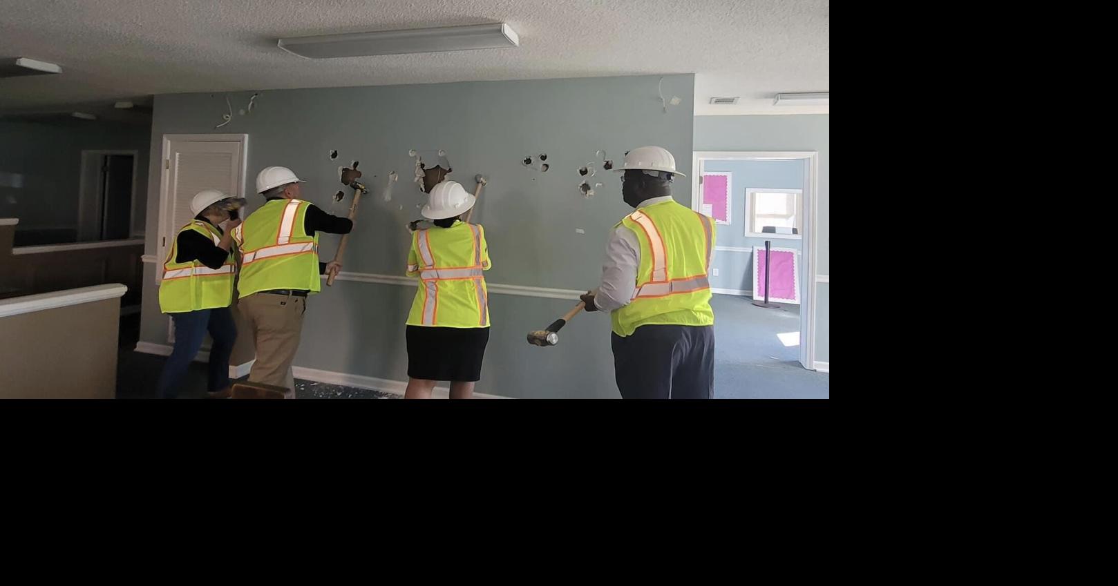 Demolition begins for Rockdale County magistrate courthouse complex