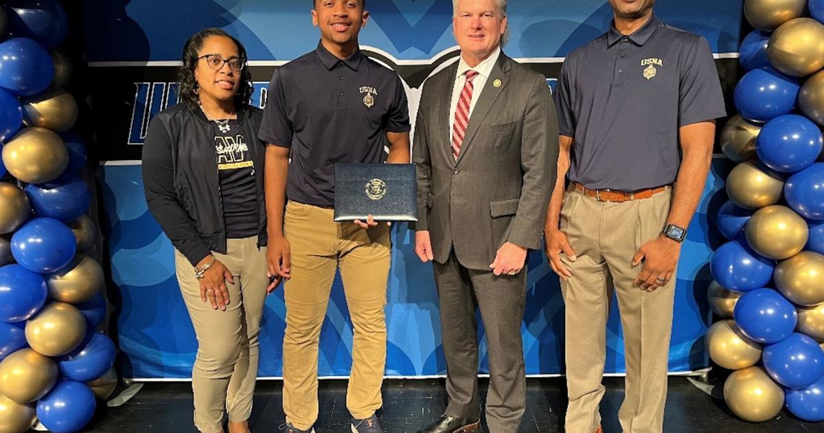 Newton High Senior Nolan Stanfield Accepts Nomination to U.S. Naval ...