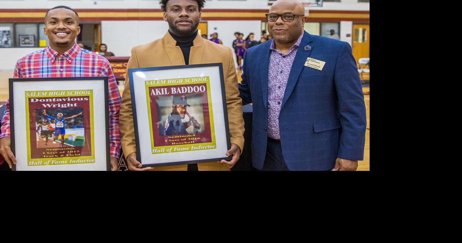 Dontavius Wright, Akil Baddoo inducted into Salem athletic Hall-of