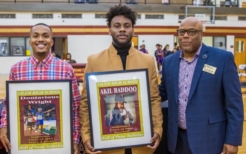 Dontavius Wright, Akil Baddoo inducted into Salem athletic Hall-of