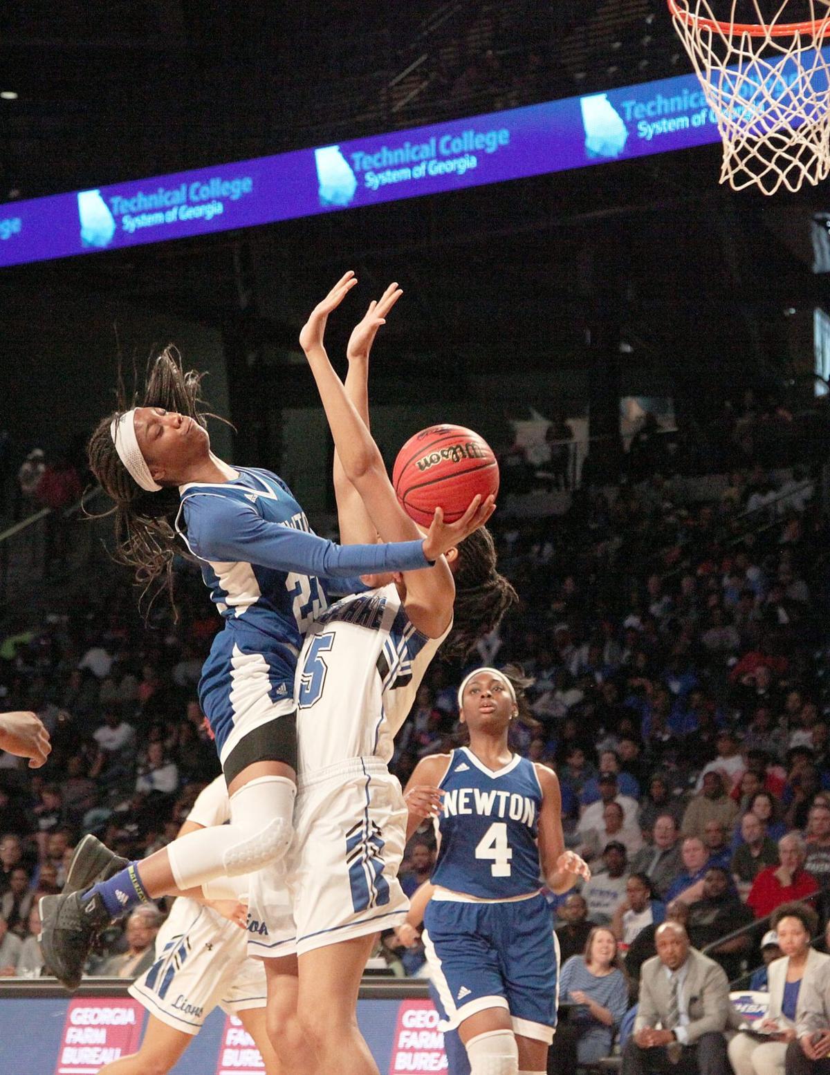 Tiffani Johnson Newton Girls Basketball Players Take Lessons From