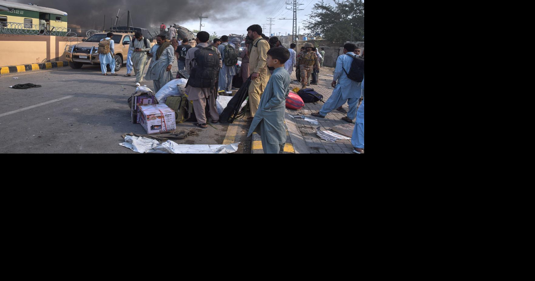 A powerful bomb has exploded near railway track in southwest Pakistan, killing at least 23 people