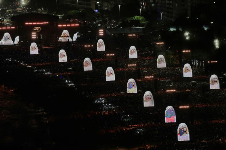 Lady Gaga Lady Gaga rocks Copacabana Beach with a free concert for more than 2