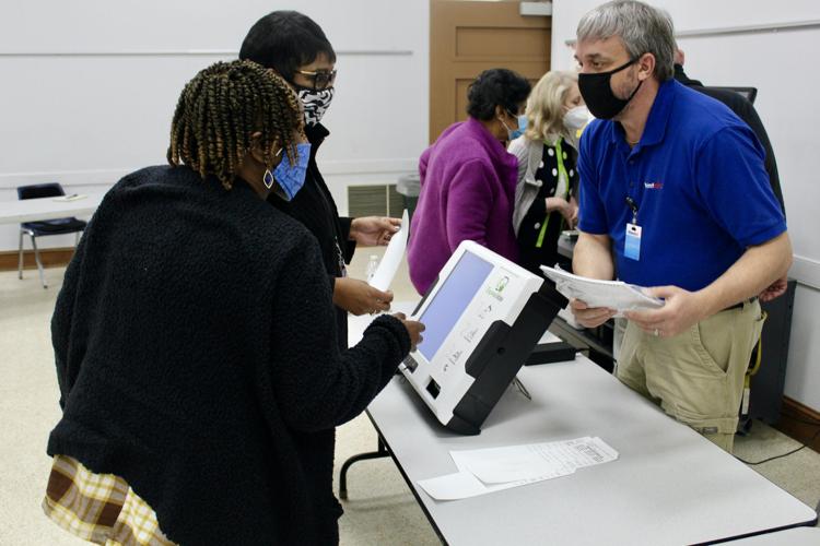 elections board reviews highspeed ballot counter Local