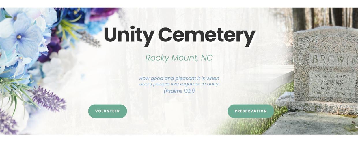 City launches website about Unity Cemetery project Local News
