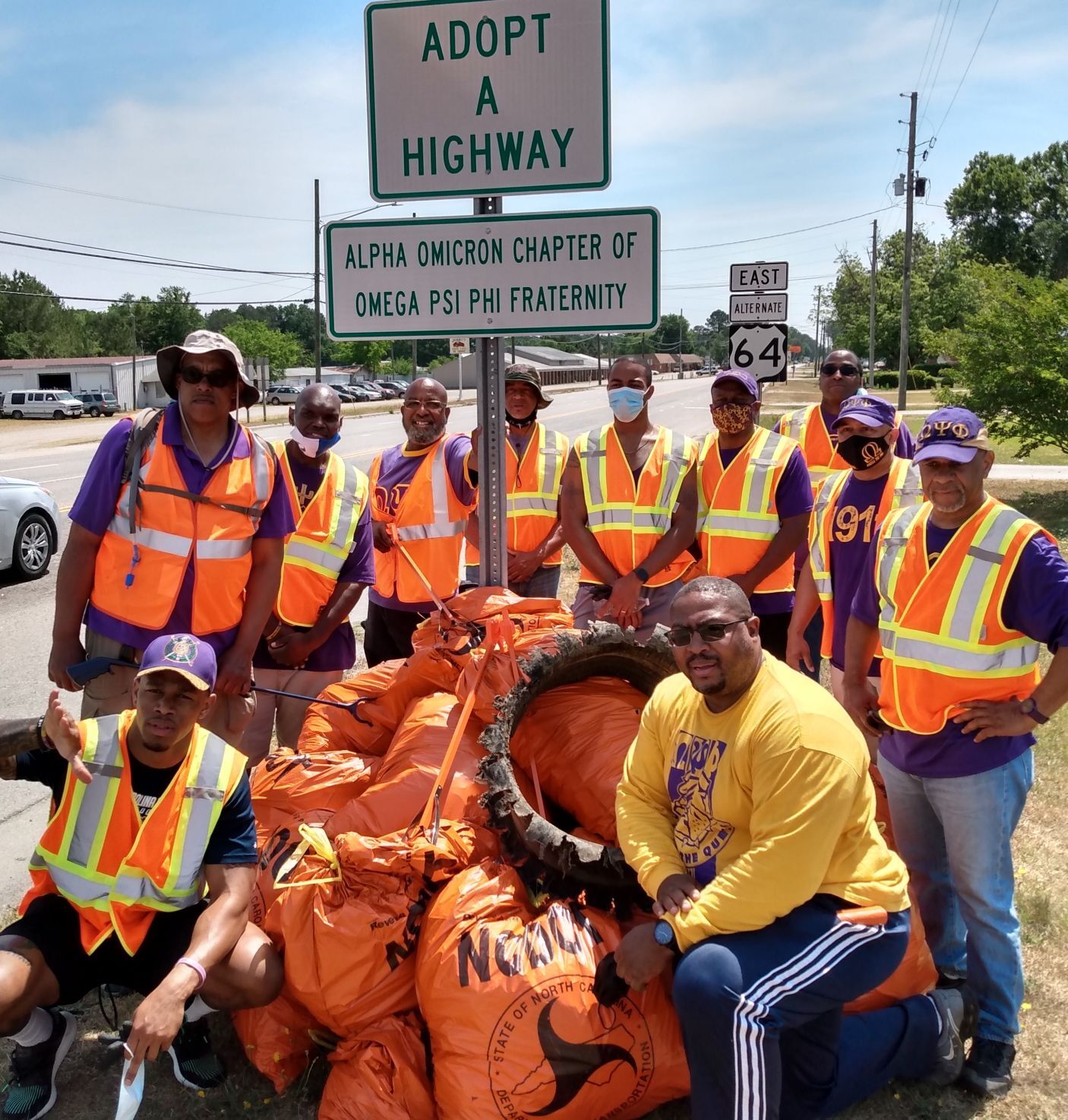 Local fraternity gives back to community Feature Story