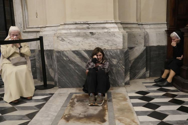 Pope Francis worried about greeting crowd in St. Peter's Square but was