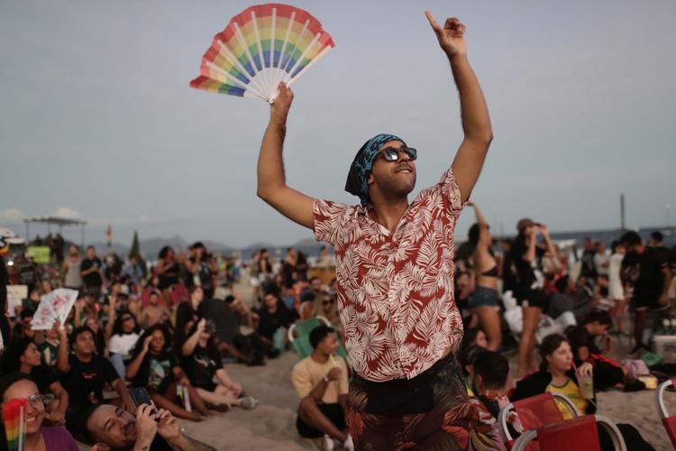 Lady Gaga Lady Gaga rocks Copacabana Beach with a free concert for more than 2