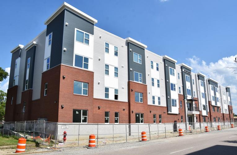 View of New apartment complex in downtown Rocky Mount nears completion | Local ...