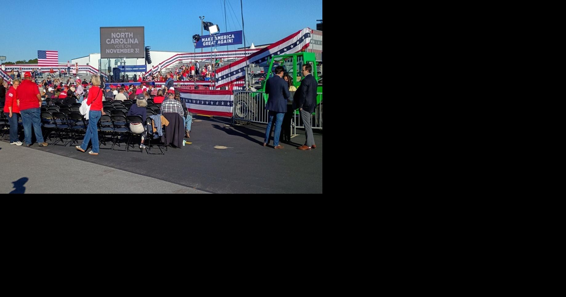 Trump, Whatley attack Cooper at NC rally over inmate release