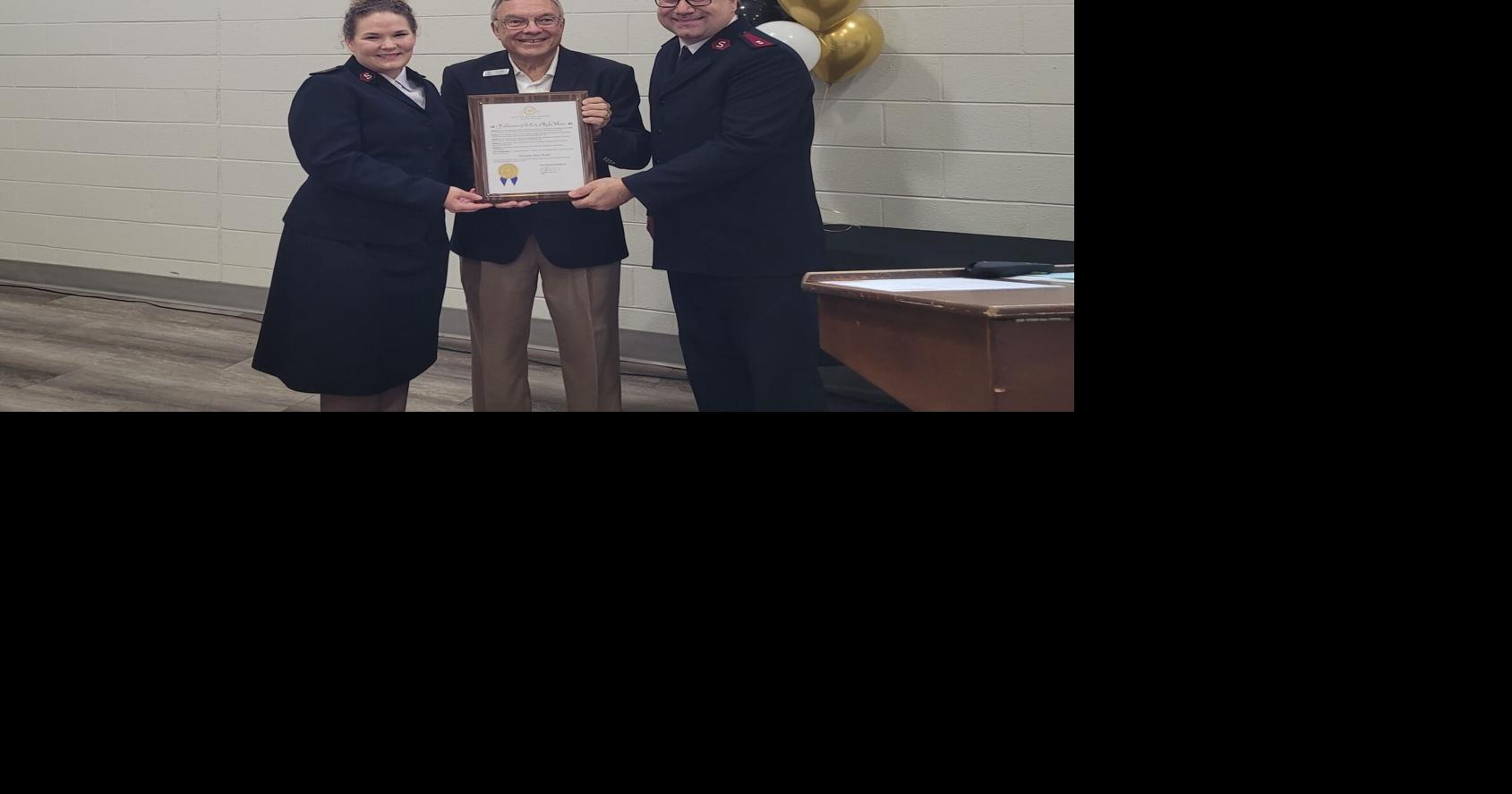 Mayor's office issues proclamation honoring the local Salvation Army