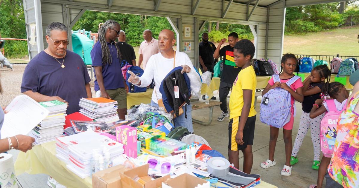 Ivey family gives back to community with school supplies