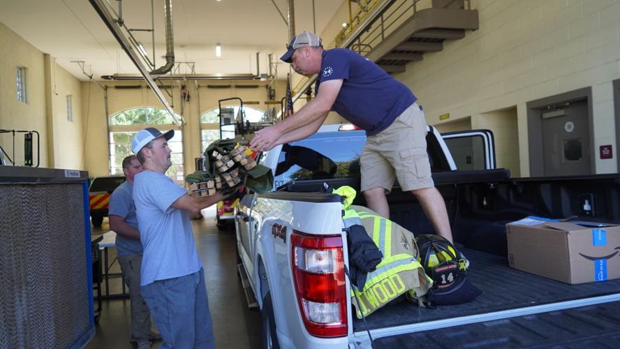 Four county firemen deploy to Avery County to assist in Hurricane