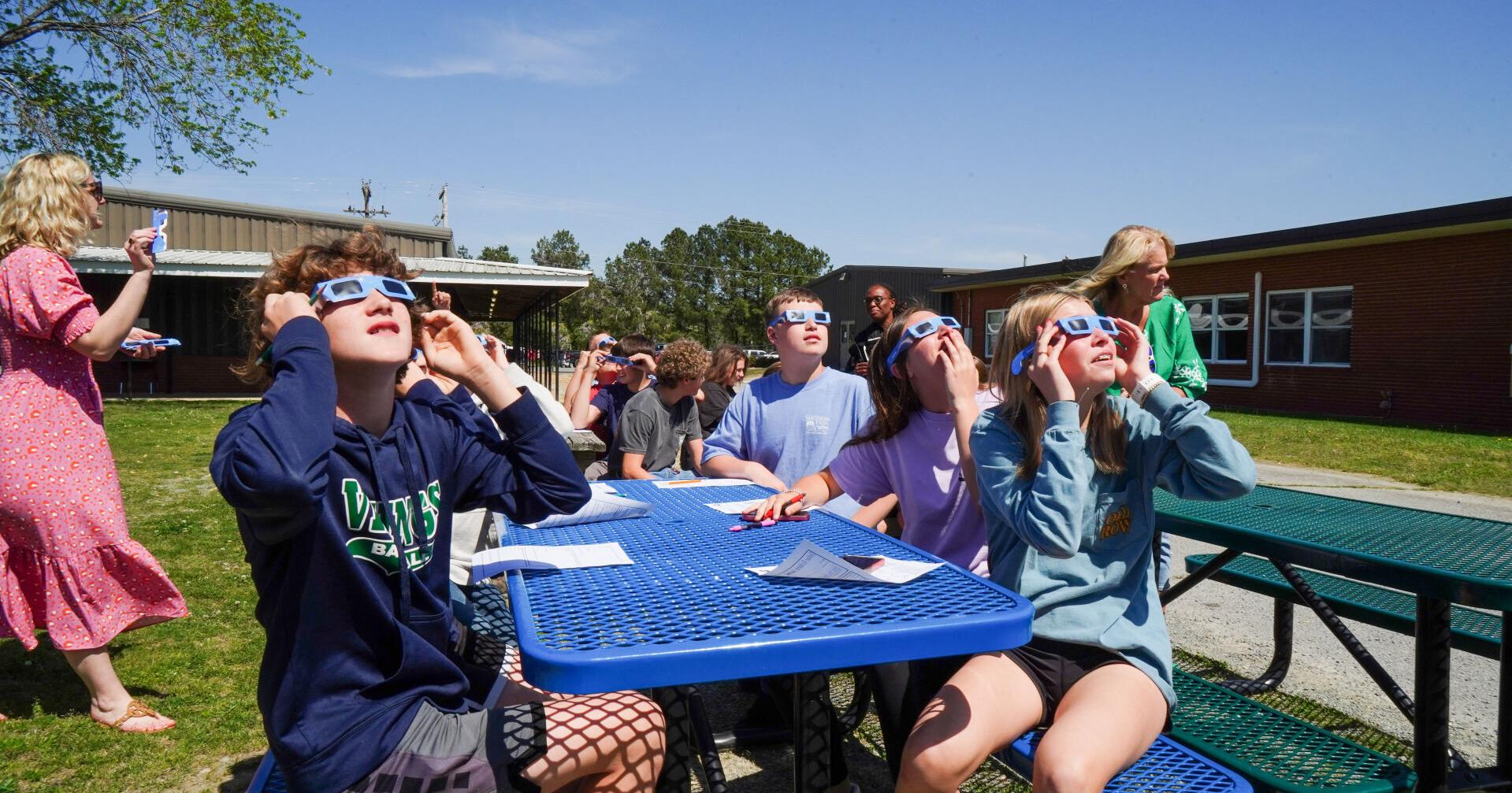 Halifax Academy's seventh-grade science class experiences 2024 solar eclipse - Vimarsana News