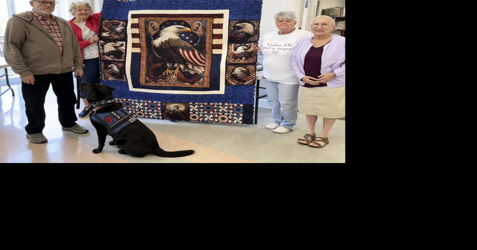 Sew Blessed honors Vietnam veteran with patriotic quilt