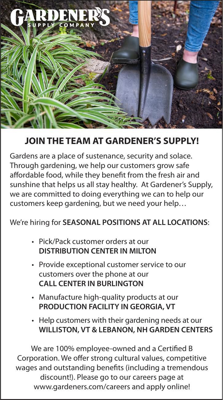 Join The Team At Gardener S Supply Jobs Samessenger Com