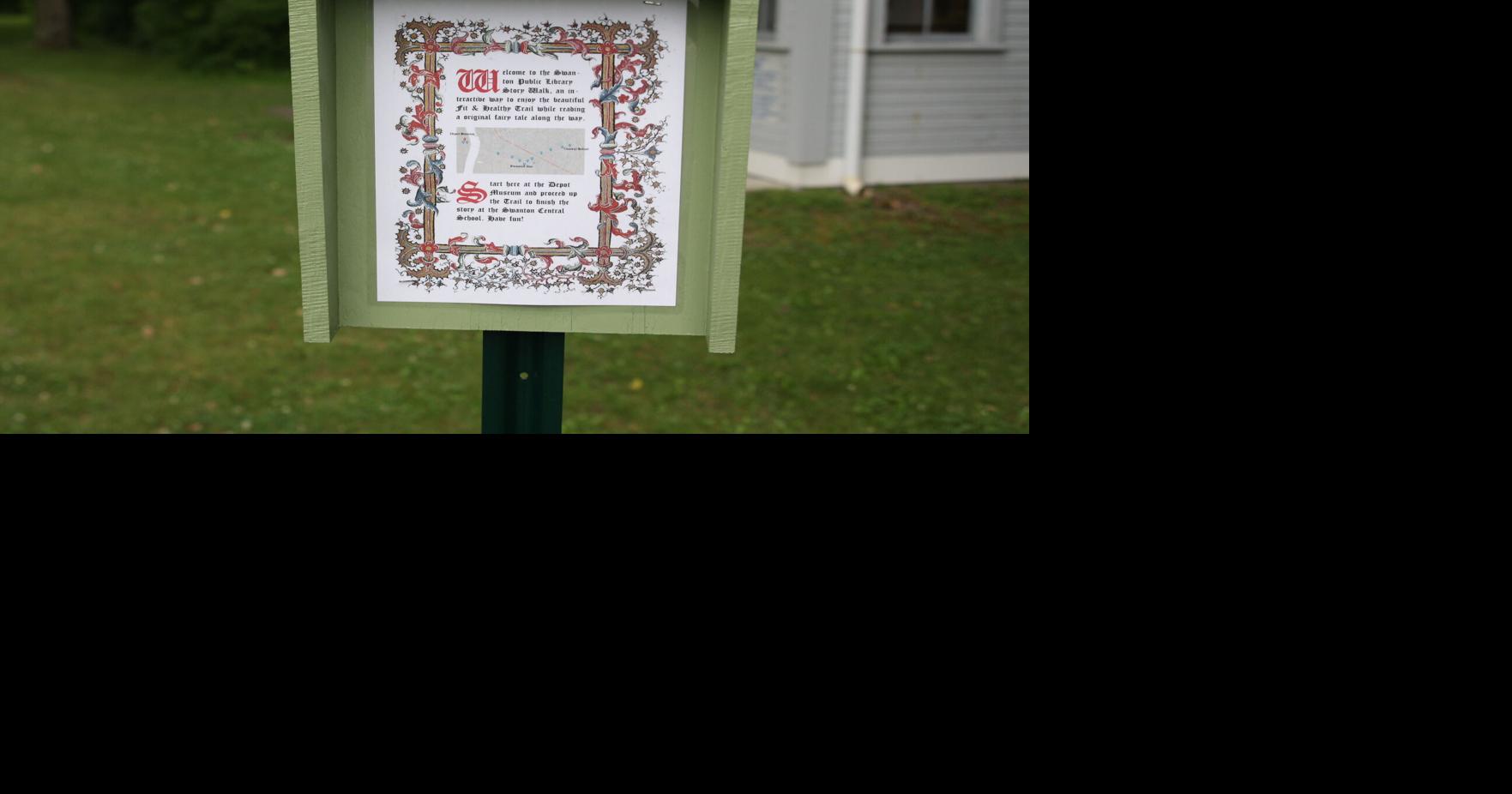 Enter a walking story book with Swanton Public Library's story walk ...