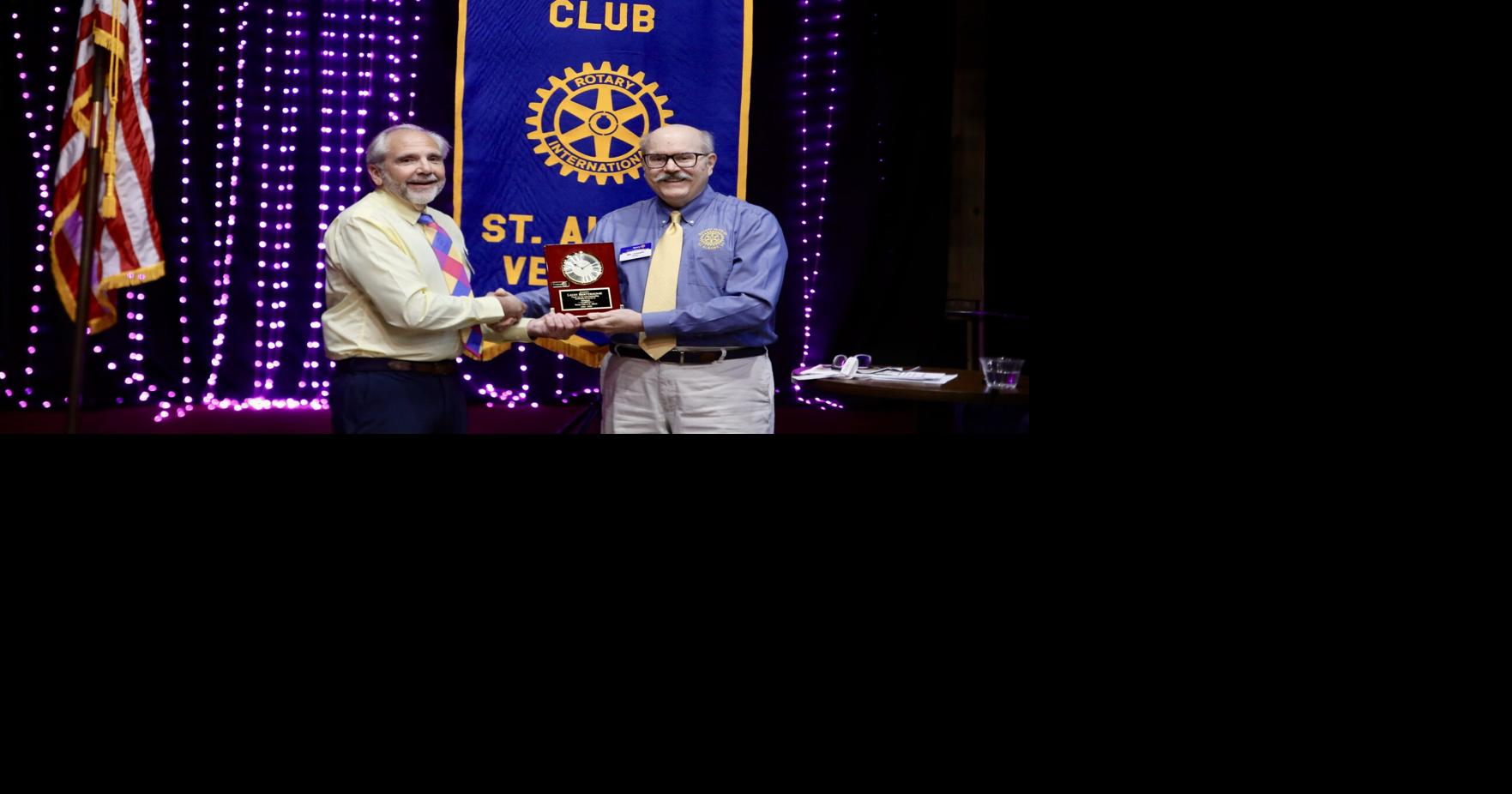 Rotary Club of St. Albans celebrates leadership change; Joe Halko to serve as next president