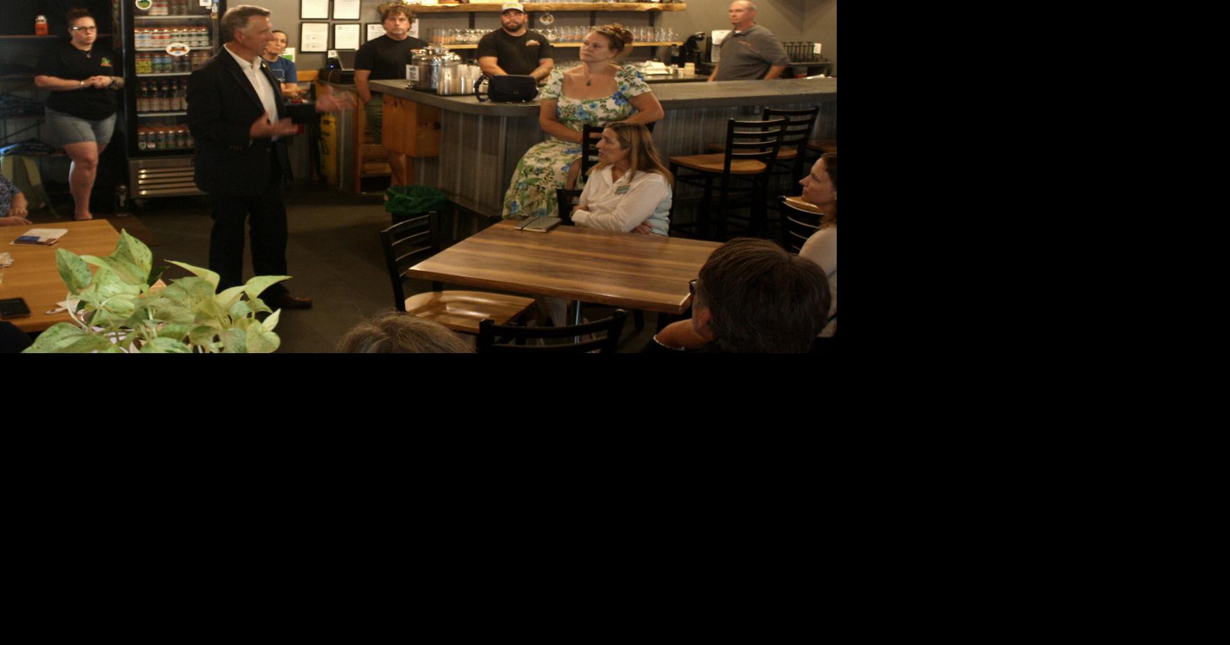 Gov. Phil Scott's afternoon at Mill River; Roundtable discussion held for leisure & hospitality