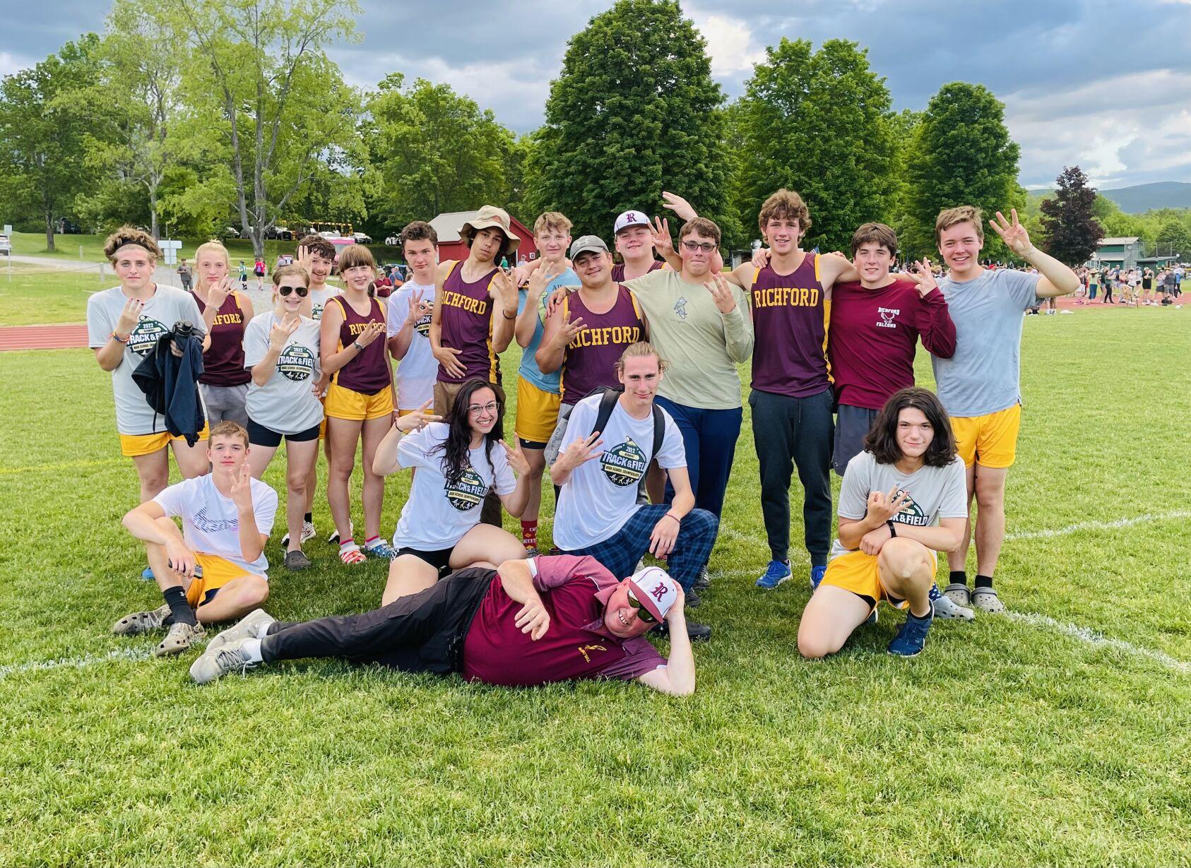 Richford State Title Winners Luc Viens, Avery Choquette, Andres Martin