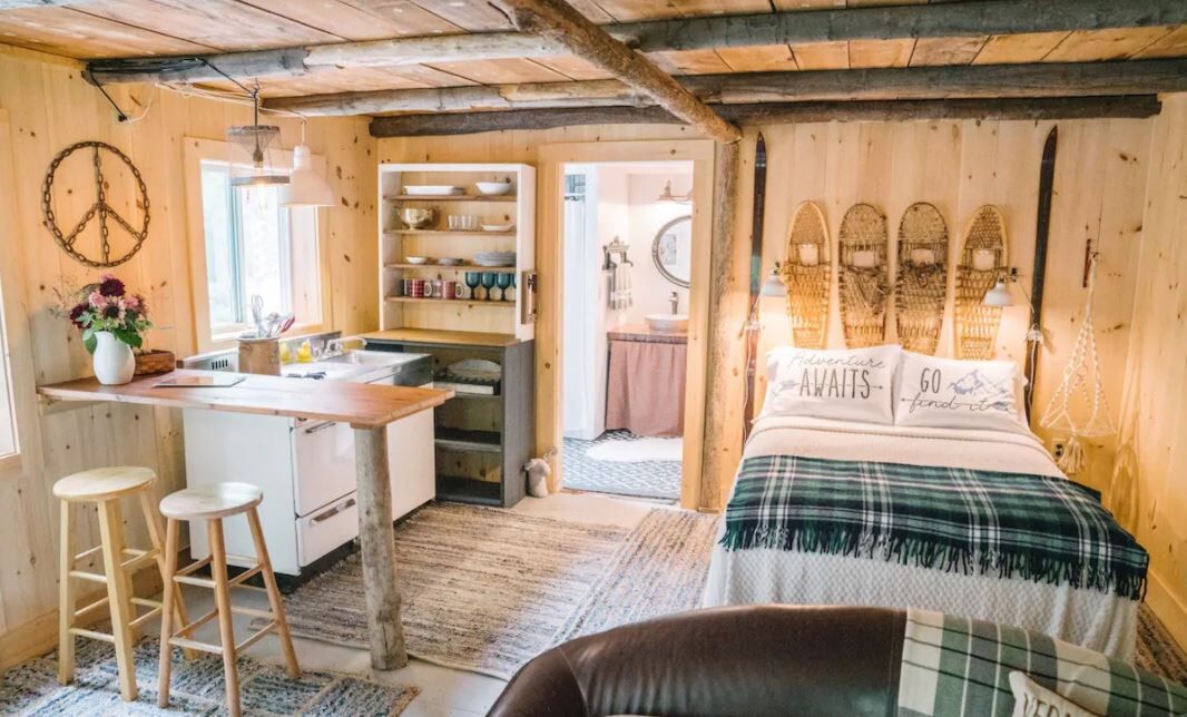 Would you stay in this cozy Airbnb barn, located in a 40acre forest in Vermont? News