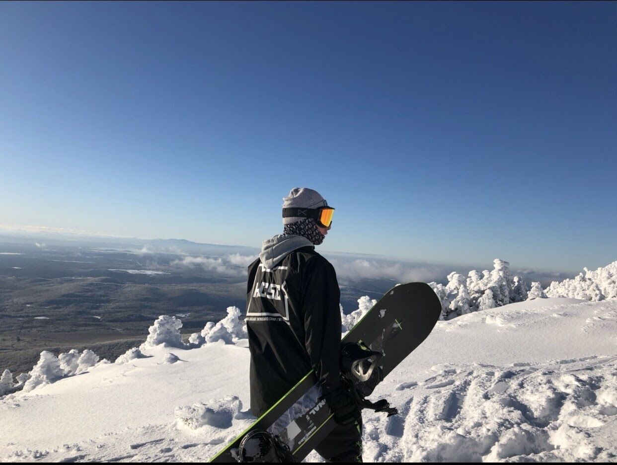 Snowboarder Sylas Trask is aiming for gold Schools samessenger