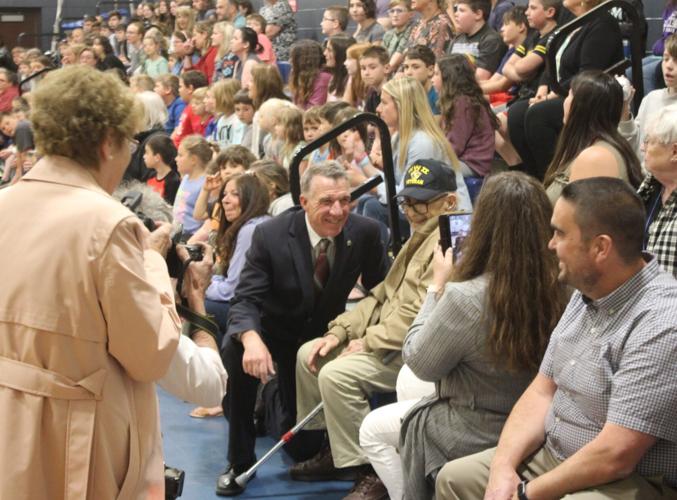 Gov. Phil Scott kicks off Memorial Day weekend at Alburgh school