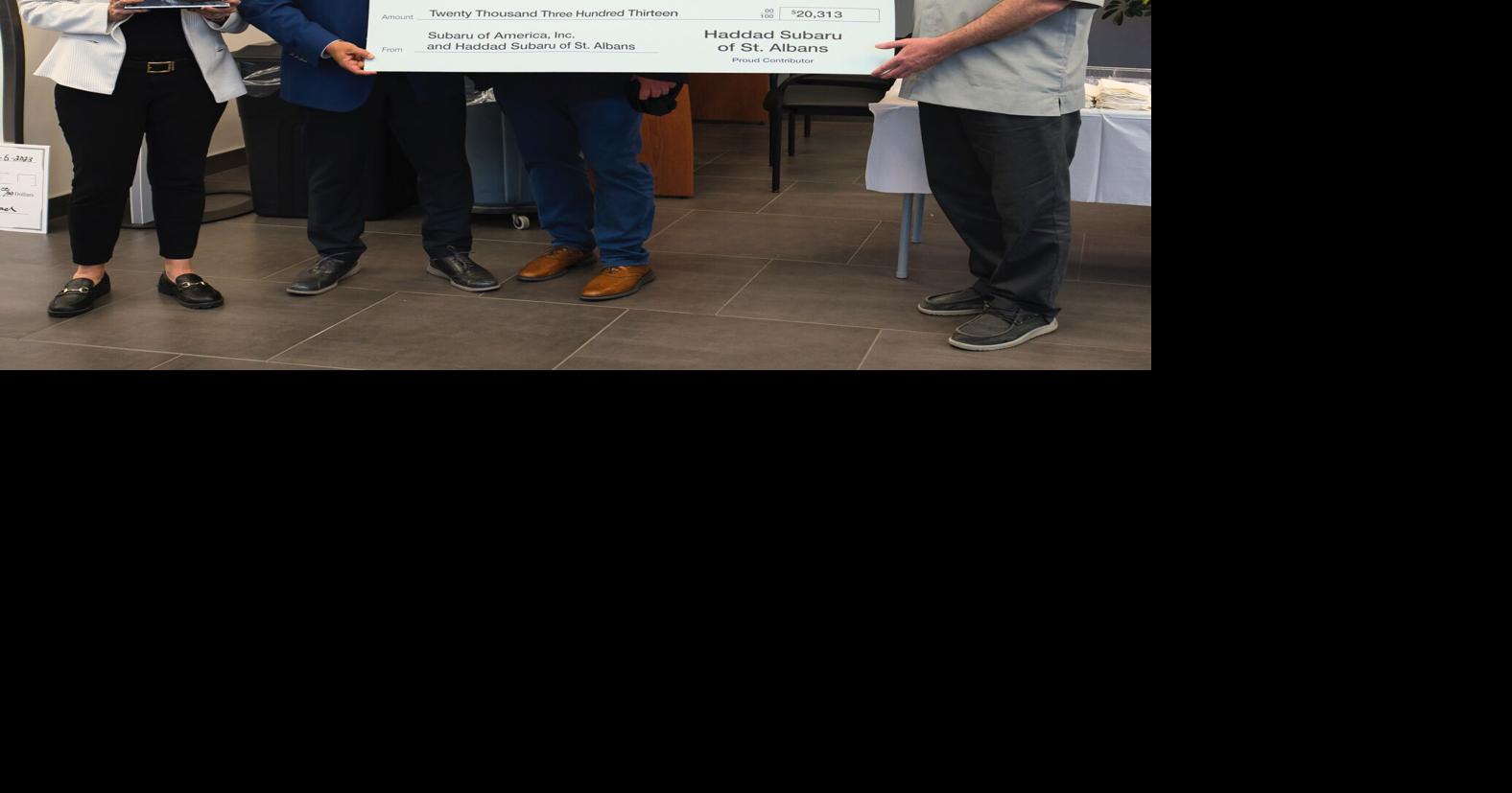 Haddad Subaru donates to Martha’s Kitchen and Franklin County Animal