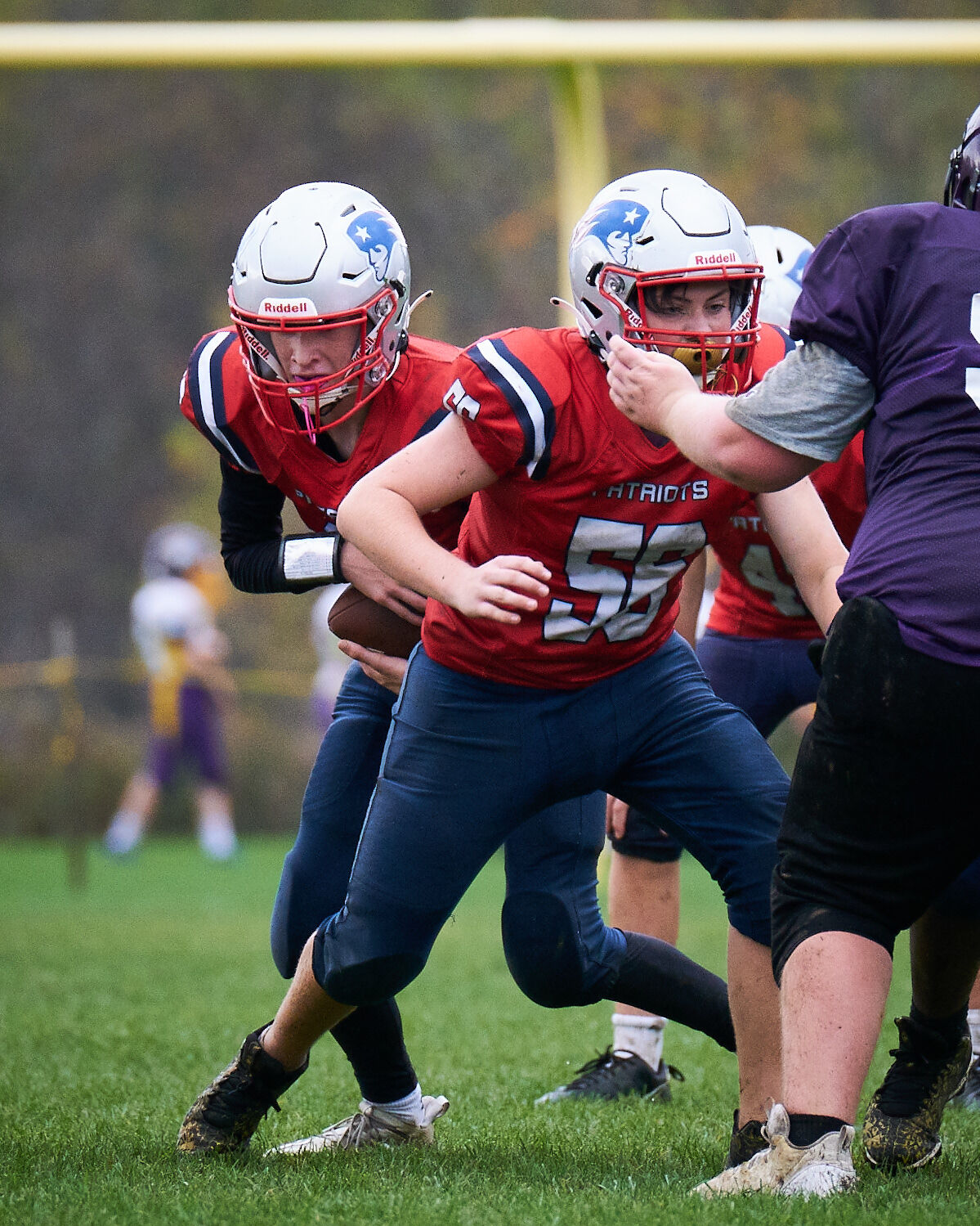 Patriots Youth Football prepares for playoffs; captains Keller Green, Jacob  Gray, and Daniel Mcluch and coaches Adam Gray and Buster Startspeak on the  season, Sports