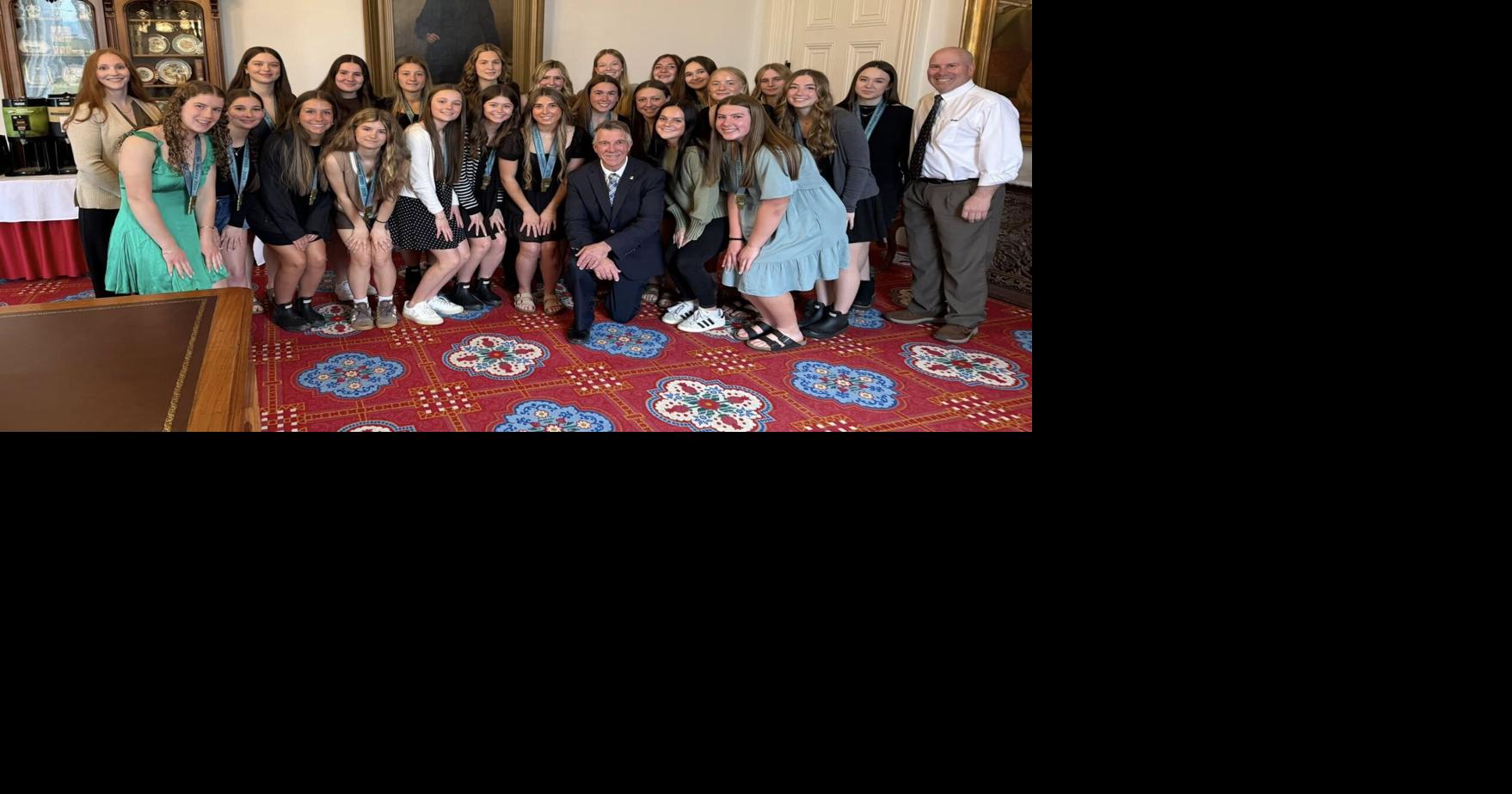 BFA-St. Albans winter champions honored at Vermont Statehouse