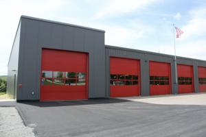 New doors in the Fairfax fire station, Improved safety and efficiency inside