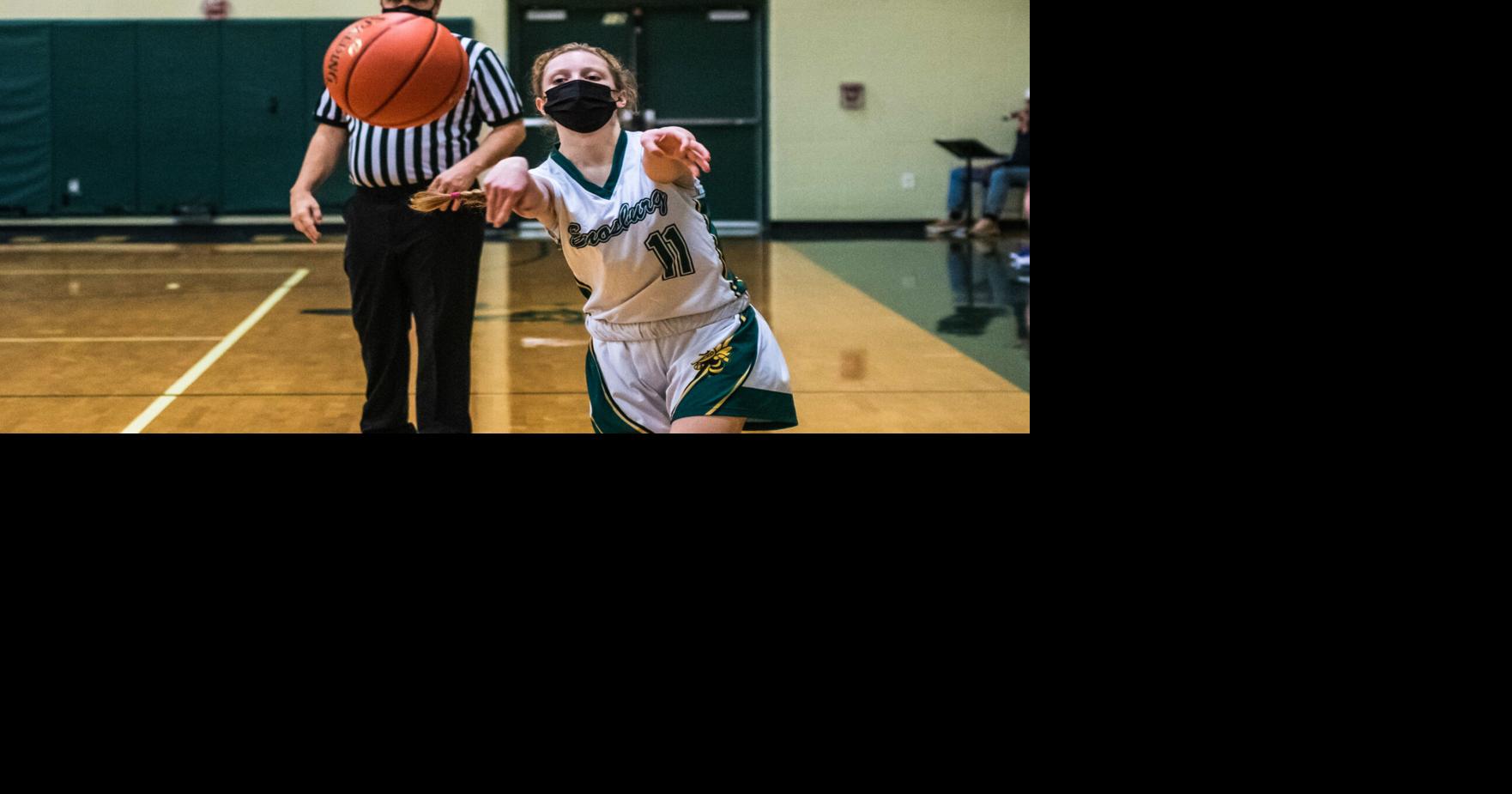 Enosburg girls varsity basketball outlasts Lyndon Institute with