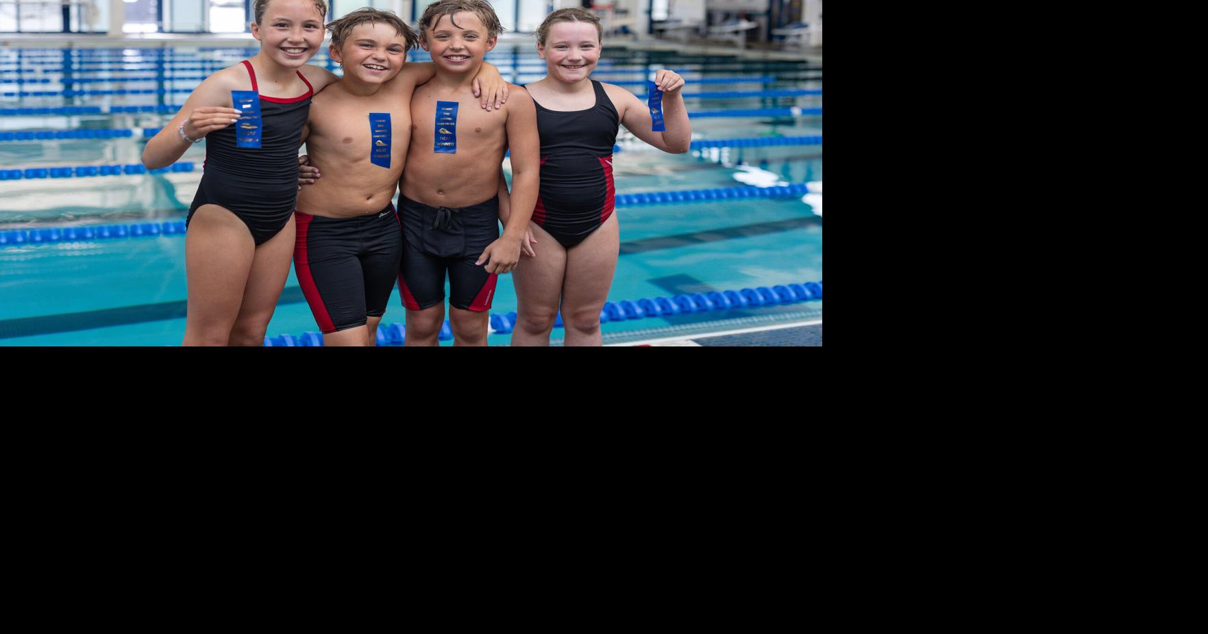 Sharks swim team finishes third at states!