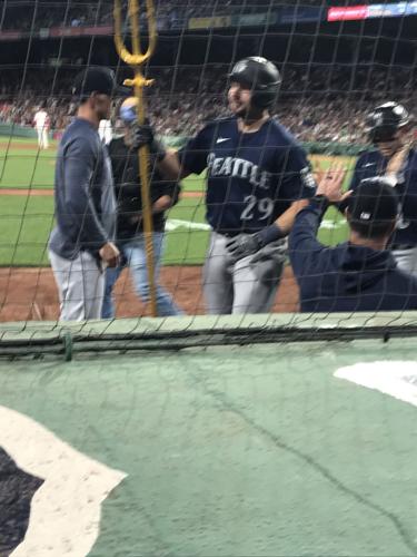 Cal Raleigh breaks 112-year-old Fenway record; Jeff Raleigh was there ...