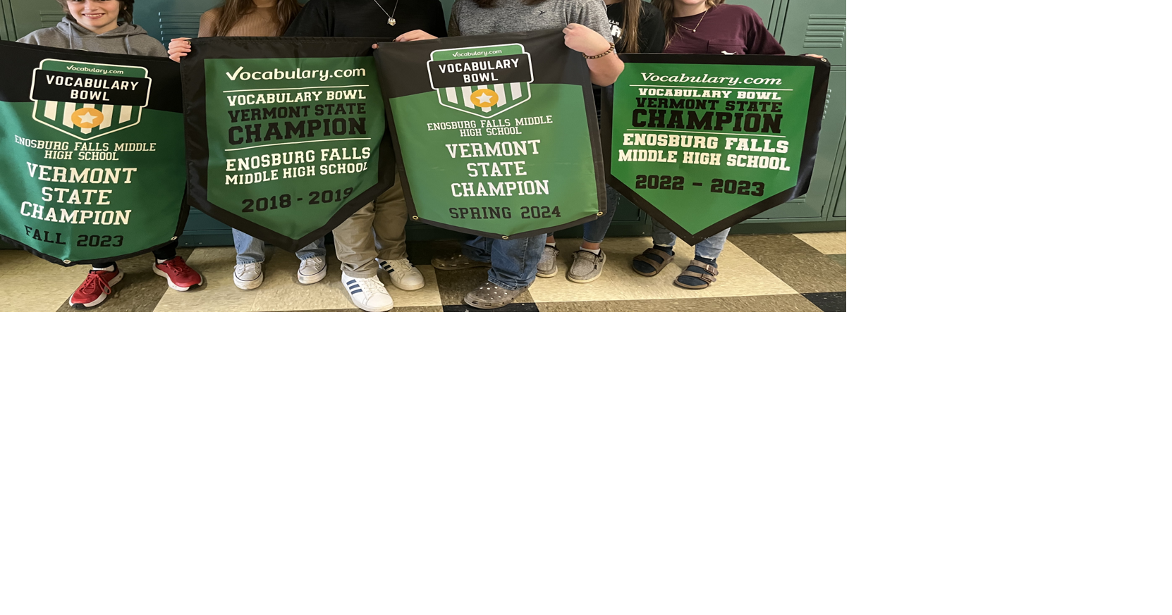 Enosburg Falls Middle School win Vermont Vocab Bowl | Schools ...
