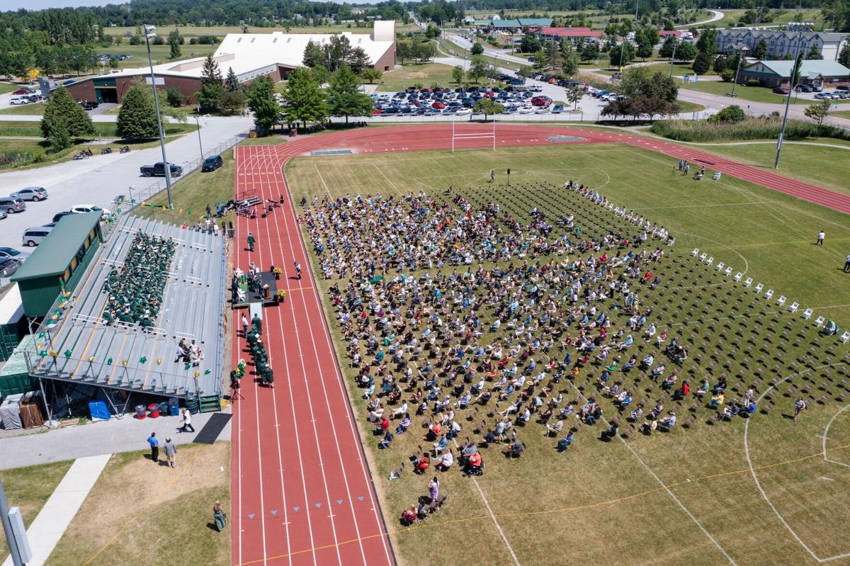 Check out these aerial photos of the BFA St. Albans graduation