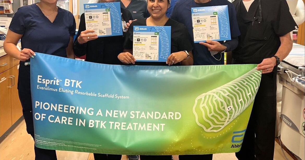 CCH is first NC hospital to use new stent for limb-threatening condition - Vimarsana News