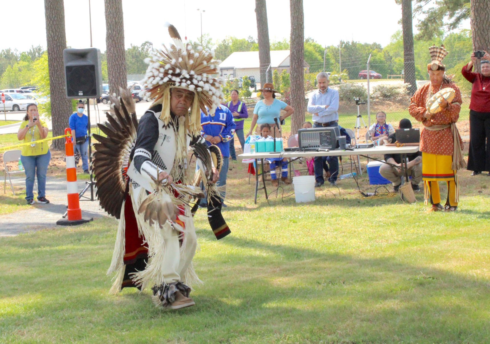 Lumbee dancers celebrate Earth Day with Coty employees | News