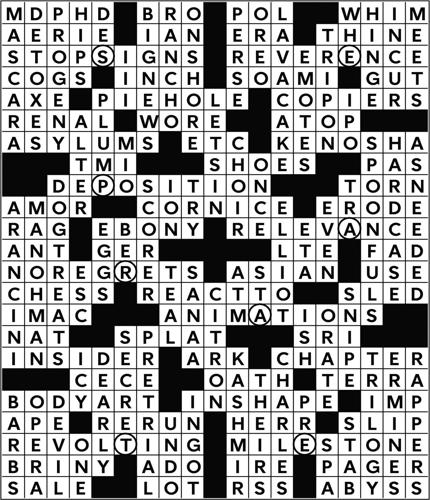 NYT Puz Answer | News | sanfordherald.com